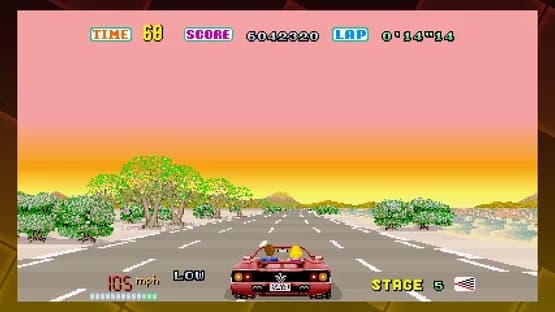 Sega Ages Out Run — Screenshoty