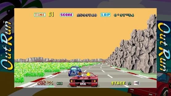 Sega Ages Out Run — Screenshoty