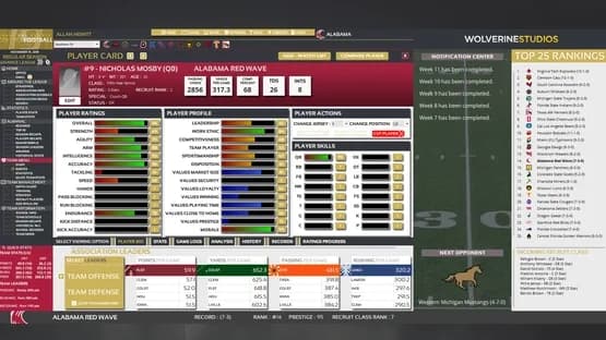 Draft Day Sports: College Football 2019 — Screenshoty