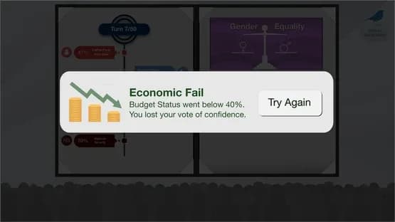 Balanced Politics Simulator — Screenshoty