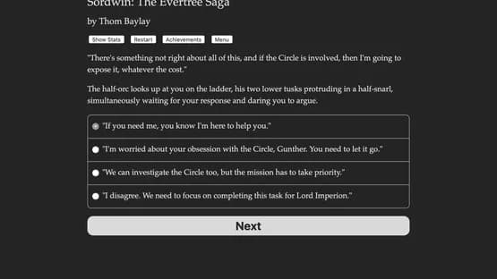 Sordwin: The Evertree Saga — Screenshoty