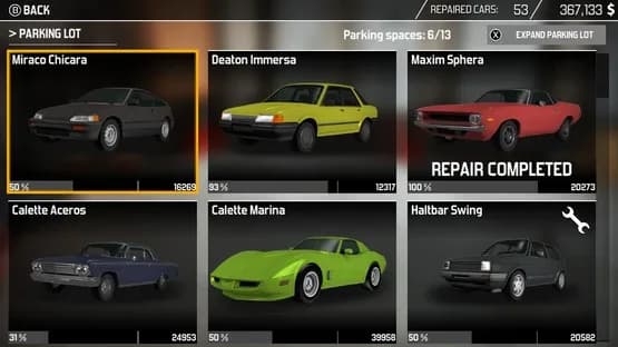 Car Mechanic Simulator — Screenshots