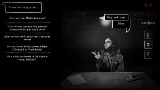 Interrogation: You Will Be Deceived — Screenshoty