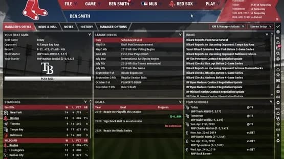 Out of the Park Baseball 20 — Screenshoty