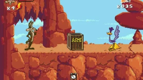 Desert Demolition Starring Road Runner and Wile E. Coyote — Screenshoty