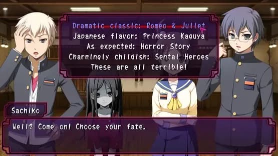 Corpse Party: Sweet Sachiko's Hysteric Birthday Bash — Screenshoty