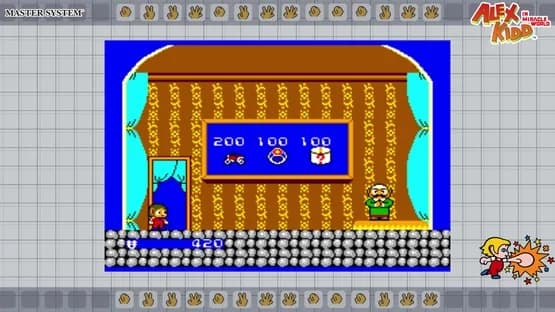 Sega Ages Alex Kidd in Miracle World — Screenshoty