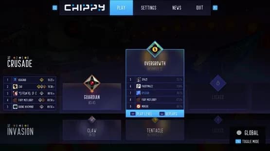 Chippy — Screenshoty
