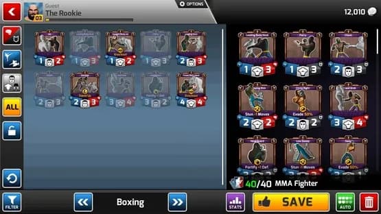 MMA Arena — Screenshoty