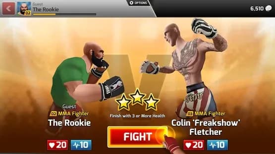 MMA Arena — Screenshoty