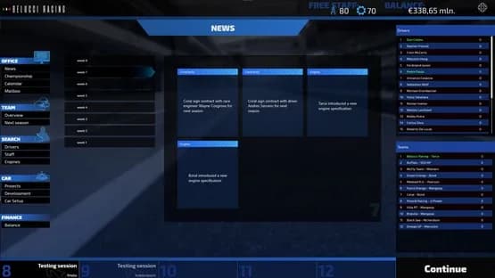 Open Wheel Manager — Screenshoty