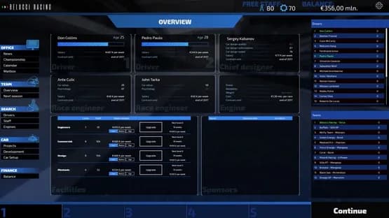 Open Wheel Manager — Screenshoty