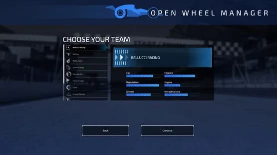 Open Wheel Manager — Screenshoty