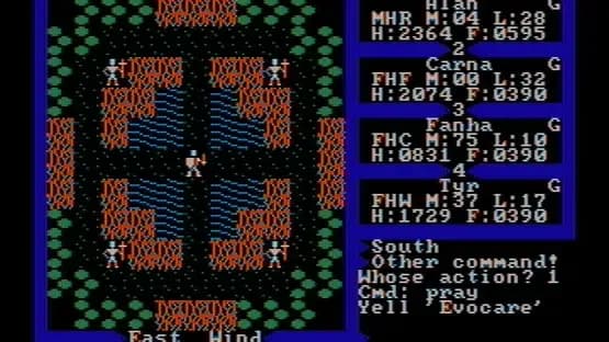 Ultima III: Exodus — Screenshoty