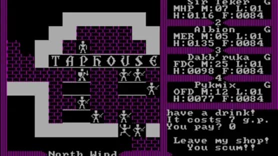 Ultima III: Exodus — Screenshoty