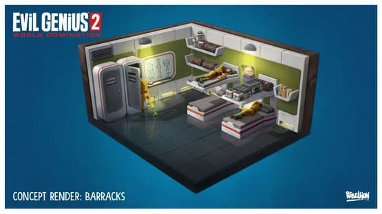 Evil Genius 2: World Domination — Screenshoty