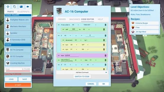 Automachef — Screenshoty