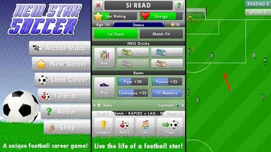 New Star Soccer — Screenshoty