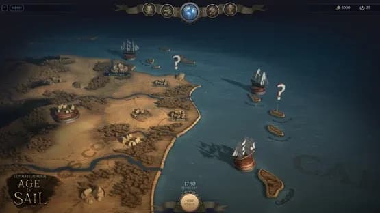 Ultimate Admiral: Age of Sail — Screenshoty
