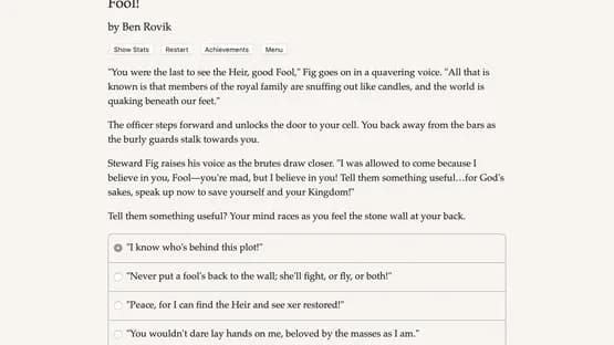 Fool! — Screenshots