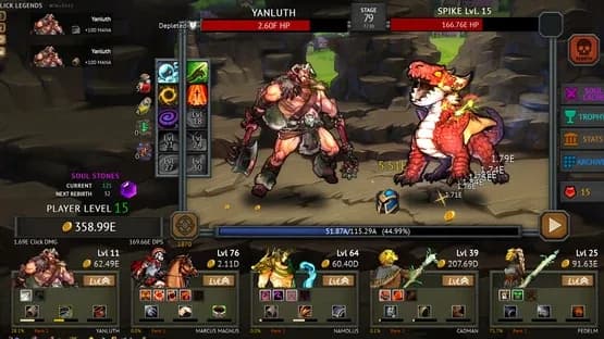 Click Legends — Screenshoty