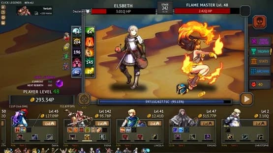 Click Legends — Screenshoty