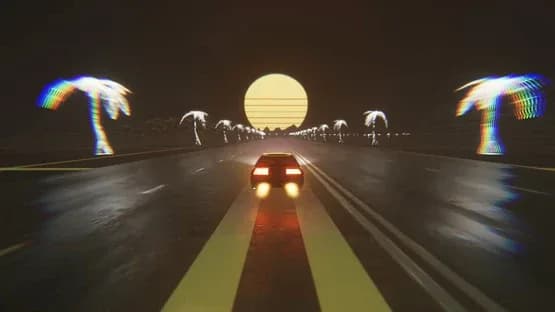 Vaporwave Drift — Screenshoty