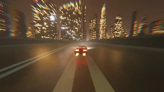 Vaporwave Drift — Screenshoty