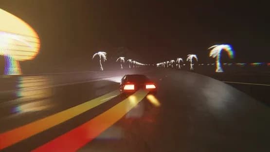 Vaporwave Drift — Screenshoty