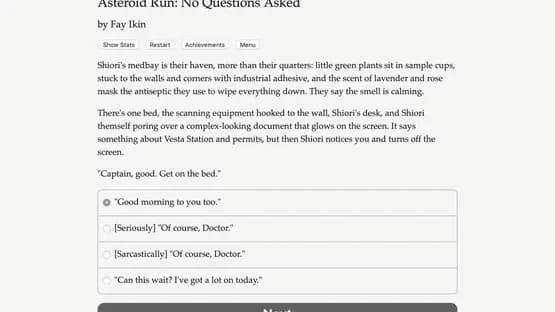 Asteroid Run: No Questions Asked — Screenshots