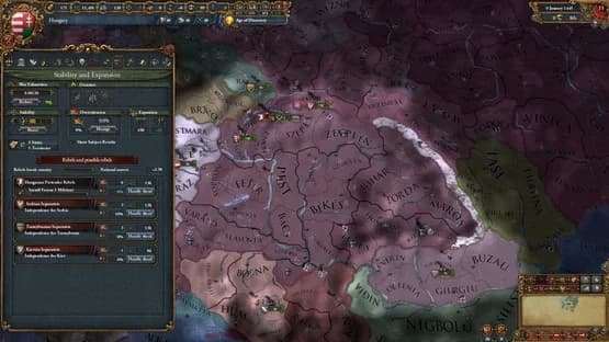 Europa Universalis IV — Screenshoty