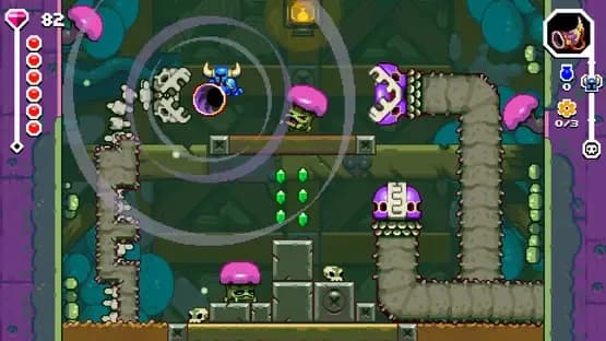 Shovel Knight Dig — Screenshoty