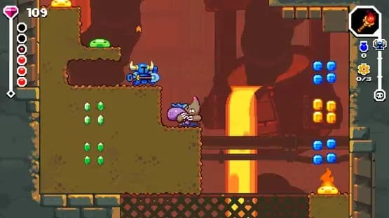 Shovel Knight Dig — Screenshoty