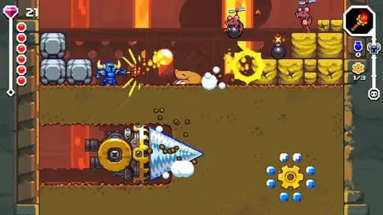 Shovel Knight Dig — Screenshoty