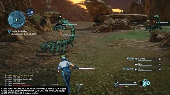 Sword Art Online: Fatal Bullet - Complete Edition — Screenshoty