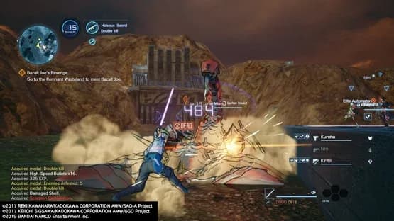 Sword Art Online: Fatal Bullet - Complete Edition — Screenshoty