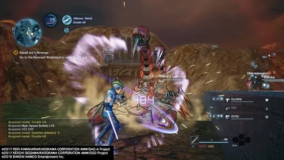 Sword Art Online: Fatal Bullet - Complete Edition — Screenshoty