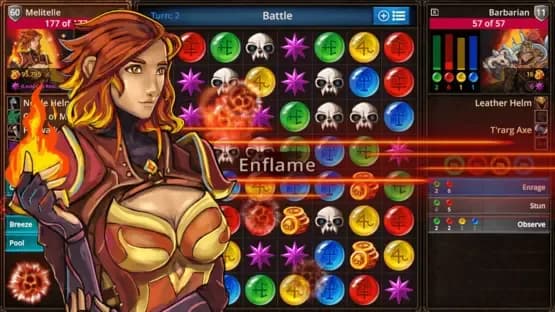 Puzzle Quest: The Legend Returns — Screenshoty