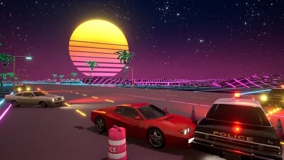 Cyber OutRun — Screenshoty