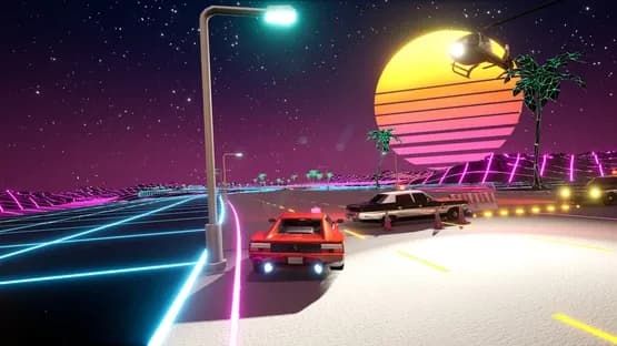 Cyber OutRun — Screenshoty