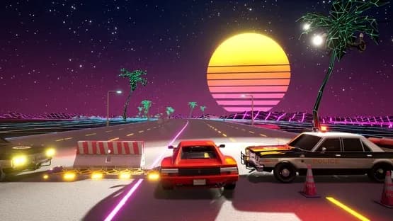Cyber OutRun — Screenshoty