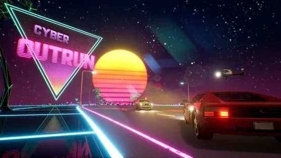 Cyber OutRun — Screenshoty