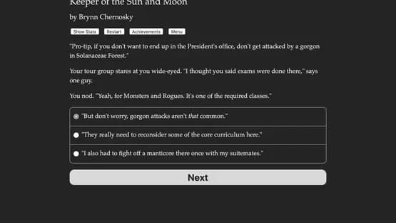 Keeper of the Sun and Moon — Screenshoty