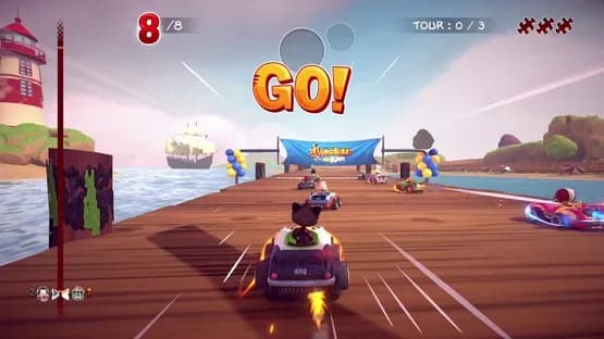 Garfield Kart: Furious Racing — Screenshoty