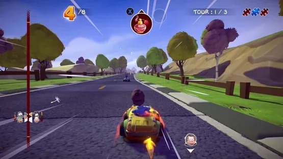 Garfield Kart: Furious Racing — Screenshoty