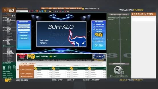 Draft Day Sports: Pro Football 2020 — Screenshoty