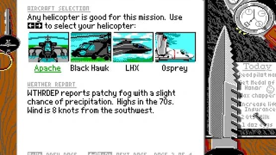 LHX: Attack Chopper — Screenshots