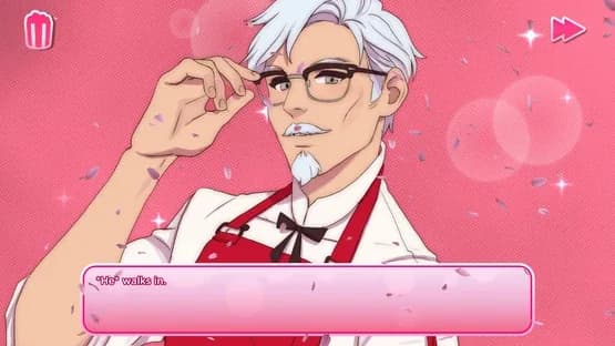 I Love You, Colonel Sanders! A Finger Lickin' Good Dating Simulator — Screenshoty