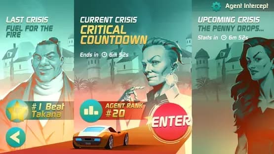 Agent Intercept — Screenshoty