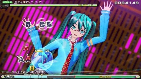 Hatsune Miku: Project Diva Mega Mix — Screenshoty